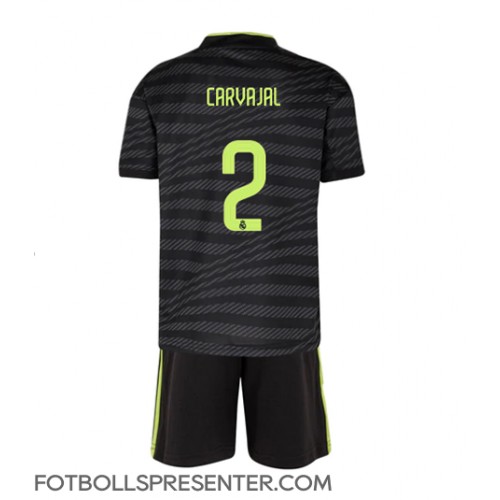 Real Madrid Daniel Carvajal #2 Tredje tröja Barn 2022-23 Kortärmad (+ korta byxor)